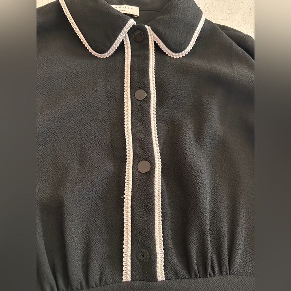 Sandro Collar Mini Dress - Picture 10 of 12